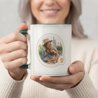 Pet Dog Cat Animal Pet's Name and Photo Coffee Mug Mugg