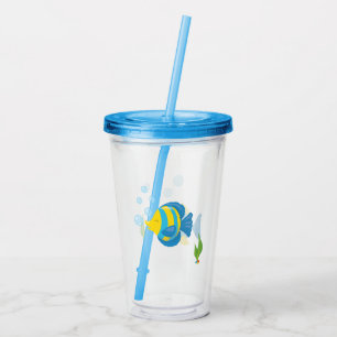 Pet Fish Bowl Aquarium Take Away Mugg