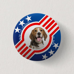 Pet for President Photo Elections Personlig Knapp
