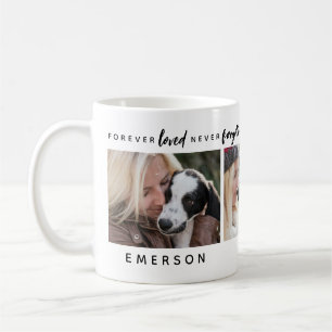 Pet Forever Loved glömde aldrig bort foto Kaffemugg