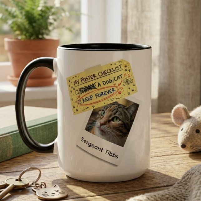 Pet Foster Fail Keepsake  Mugg (Fun Pet Foster Fail photo coffee mug)