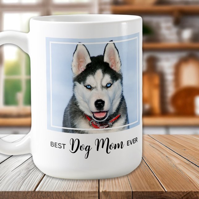 Pet-foto för bästa Hund Mamma någonsin, Anpassning Kaffemugg (Skapare uppladdad)