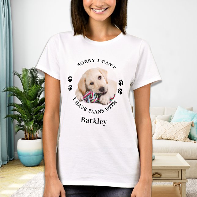 Pet-foto för rolig hund Älskare Personlig T Shirt (Skapare uppladdad)