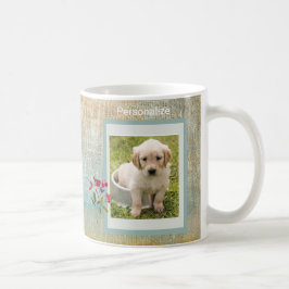 PET-FOTO-TEXTURED BAKGRUNDSKOFFET KAFFEMUGG