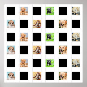 Pet fotokollage 18 muntagg keepsaké DIY Poster