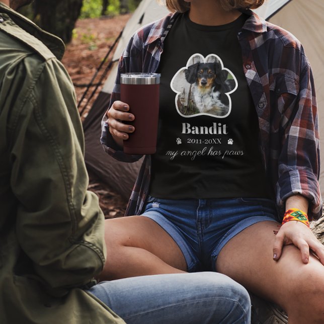 Pet-fototillsättning av Namn i Tass Ram T Shirt (Skapare uppladdad)