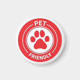 Pet Friendly Bestie Westie Drawn Tass - Red Magnet