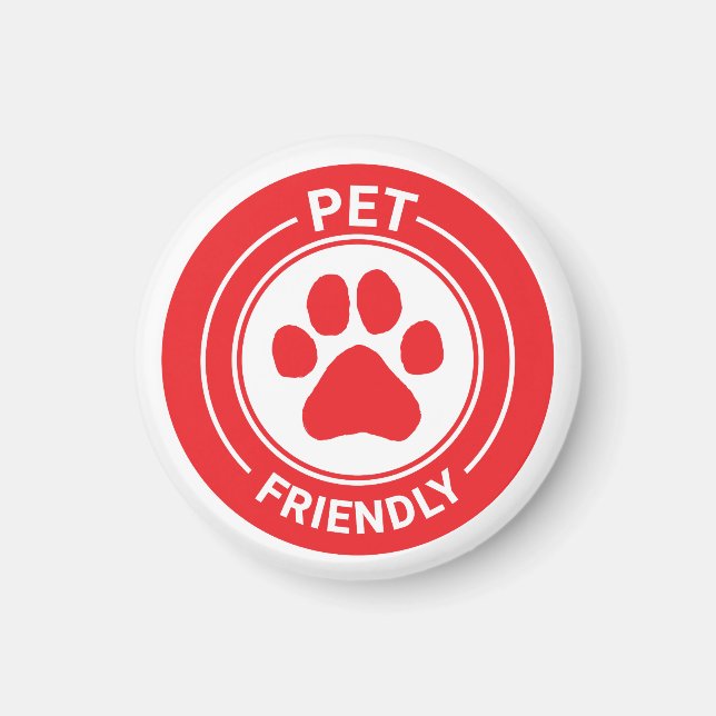 Pet Friendly Bestie Westie Drawn Tass - Red Magnet (Framsidan)