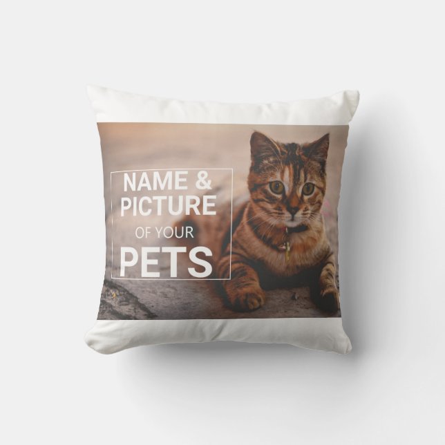 Pet-fyllning för Personlig - Pet-fyllning Kudde (Framsida)