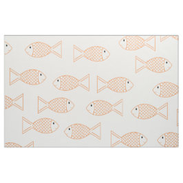 Pet Goldfish/ Koi Carp Fish Print Mönster Tyg