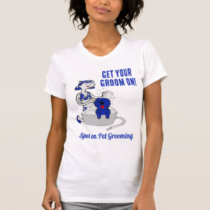 Pet Groomer-apparat - skjut din rumpa på Tee Shirt
