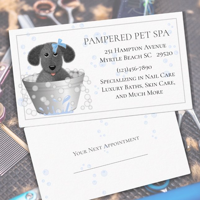 Pet Groomer Möte Visitkort (Skapare uppladdad)