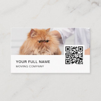 Pet Groomer QR Logotyp Social Media Visitkort