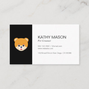 Pet Groomer Visitkort