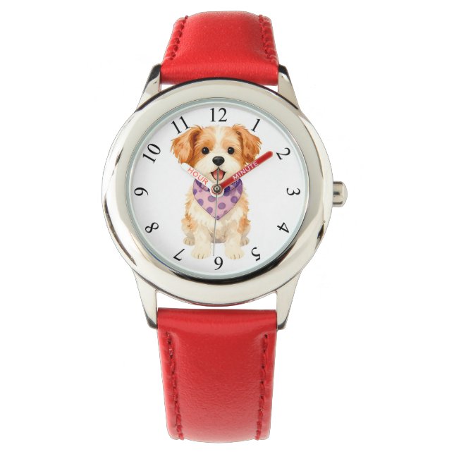Pet Grooming Personalized Luxury Modern Collection Armbandsur (Framsida)