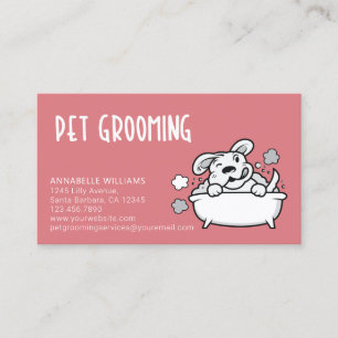 Pet Grooming Services, Affärskort Visitkort
