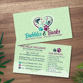 Pet Grooming Studio - Groomer Services Visitkort