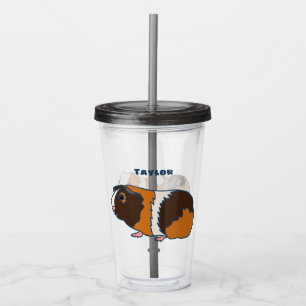 Pet Guinea Grisar Illustrations Personlig Take Away Mugg