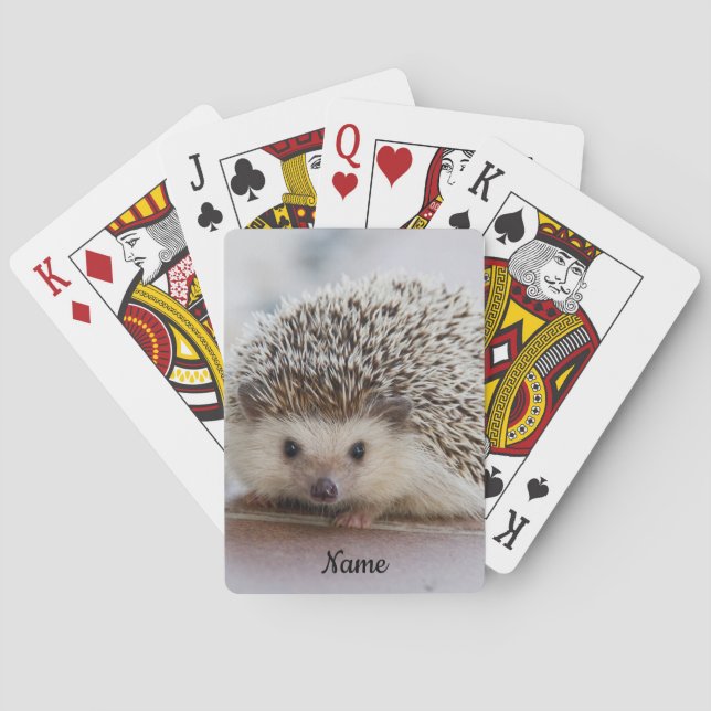 Pet Hedgehog Casinokort (Baksidan)