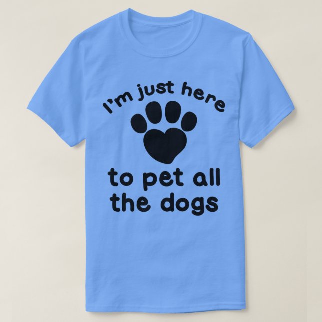 Pet hela Hundar T Shirt (Design framsida)