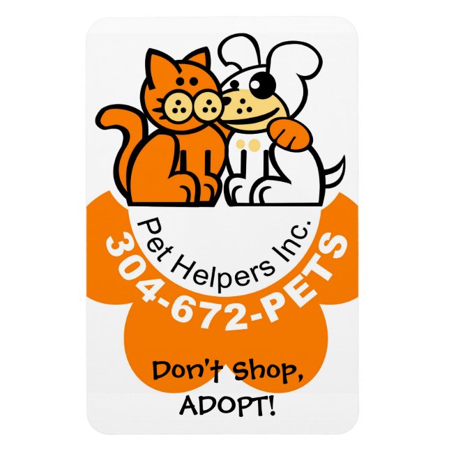 Pet Helpers Flexi Magnet (Vertikal)