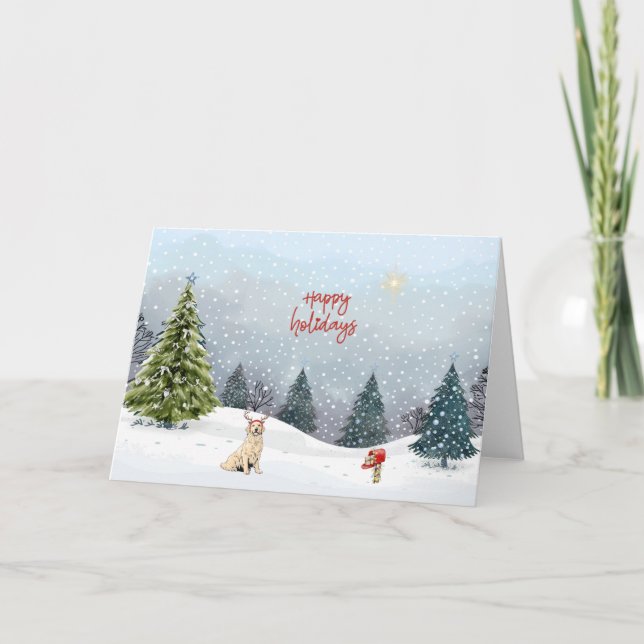 Pet Holiday Greeting Card Tack Kort (Framsida)