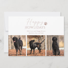 Pet Hund 3 Photo jul Julkort