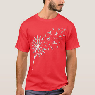 Pet Hund älskare Hund Dandelion Hund aveln Dalmati T Shirt