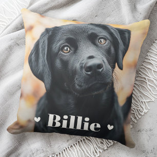 Pet hund cat namn hjärtan kudde
