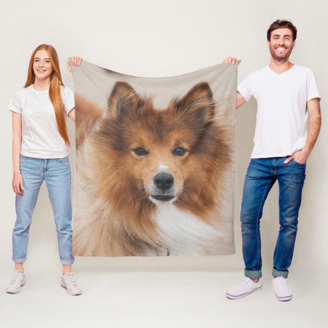 Pet Hund Corgi Hund Breed Fleece Blanket (På plats)
