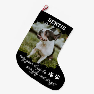 Pet-Hund eller kattfoto - stor julklapp Julstrumpa