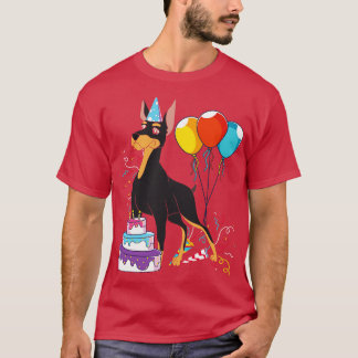 Pet Hund Födelsedagsfest Hund älskare Hund aveln D T Shirt