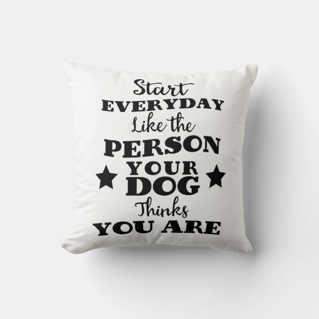 Pet Hund Funny Quote Kudde (Framsida)