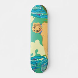 Pet Hund i parken Mini Skateboard Bräda 18,7 Cm