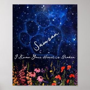 Pet Hund Loss Sympathy Poster