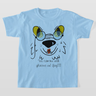 Pet Hund med glasögon.. T Shirt