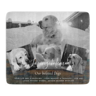 Pet Hund Memorial Photo Collage Memory Dikt