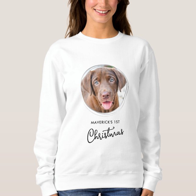 Pet Hund Personlig Photo Helgdag T Shirt (Framsida)