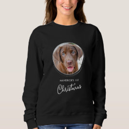 Pet Hund-Personligen Photo Helgdag Black T Shirt