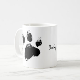 Pet Hund Tass med eget namn Kaffemugg