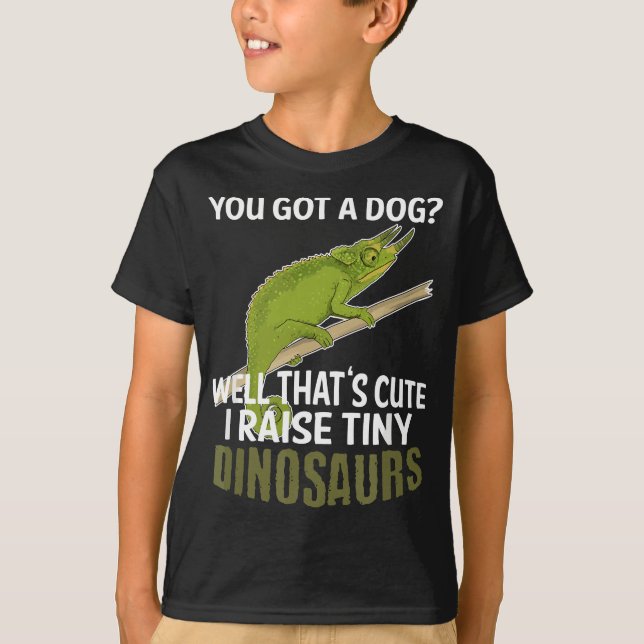 Pet Jacksons Chameleon Reptile Herpetolog Grap T Shirt (Framsida)