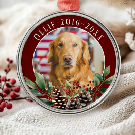 Pet jul Memorial Julgransprydnad Metall