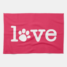 Pet kärlek kökshandduk