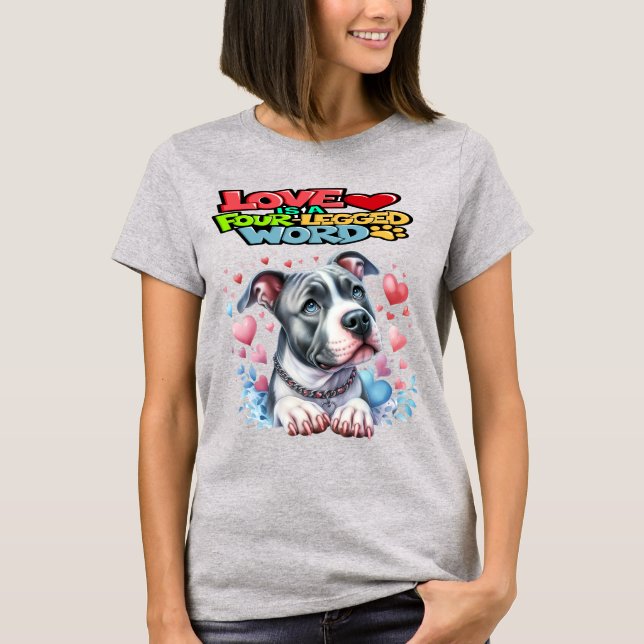 Pet Kärlek T Shirt (Framsida)