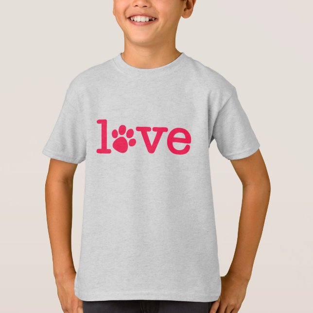 Pet kärlek t shirt (Framsida)