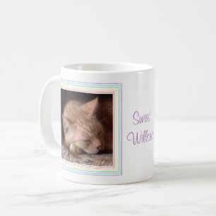 PET KÄRLEK White Mugg + Text / Regnbåge