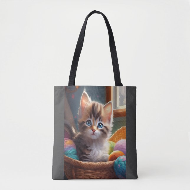 Pet-kattväska Tygkasse (Framsida)