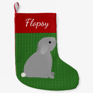 Pet Lop Ear Rabbit Liten Julstrumpa