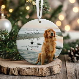 Pet Loss Keepsaké Julgransprydnad Keramik