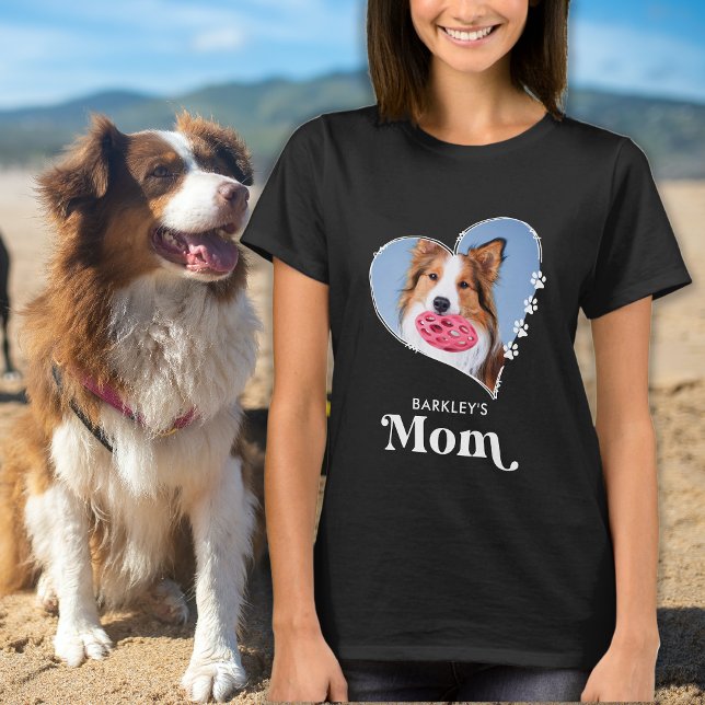 Pet Mamma Anpassningsbar Photo Heart Tass avtryck  T Shirt (Skapare uppladdad)